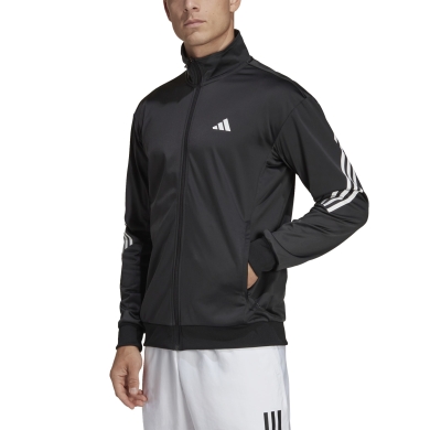 adidas Tennis Training Jacket 3-Stripes Knit (Aeroready) Black Men's